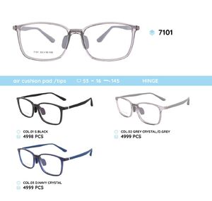 TR90 plastic eyeglasses frame with air cushion pads/tips for kids 7101TR