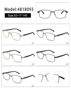 Оправа металлическая с мягким носоупором и флексом 4818093-DA