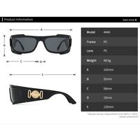 Plastic winter square sunglasses Elit 4446-EL