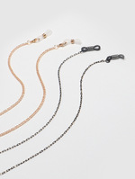 Модная разноцветная цепочка для очков из рисовых бусин с кисточками GM039