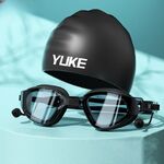 Swimming waterproof anti-fog goggles 6032-YU, diopters from -2.00 to -6.00
