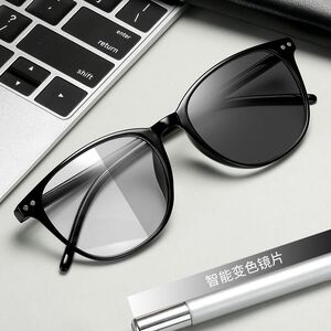 Photochromic plastic glasses with protection Blue Cut KY6008-4变色眼镜