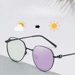 Очки металлические фотохромные с защитой от синего света 9652-GT