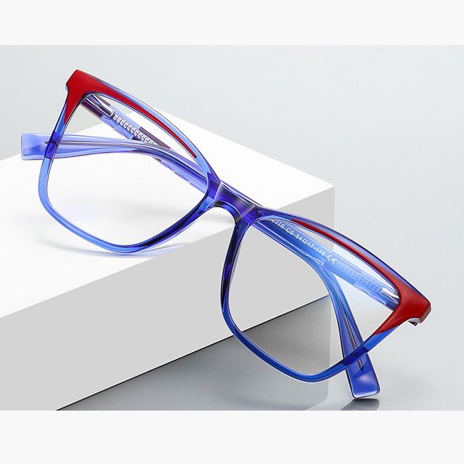 Plastic TR90 frames for glasses with Blue Ray Cut protection and flex hinges FOCUS FCS2116