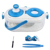 Лупа с универсальной подсветкой, увеличительное стекло для наблюдения за насекомыми 20171, диаметр: 40 мм, 15 мм, увеличение: 5X, 10Х