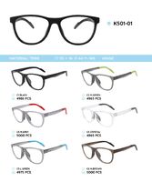 TR90 plastic eyeglasses frame K501-01