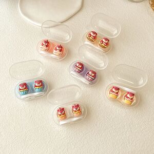 Мини-набор для мягких контактных линз PP-X69底坐玫红熊