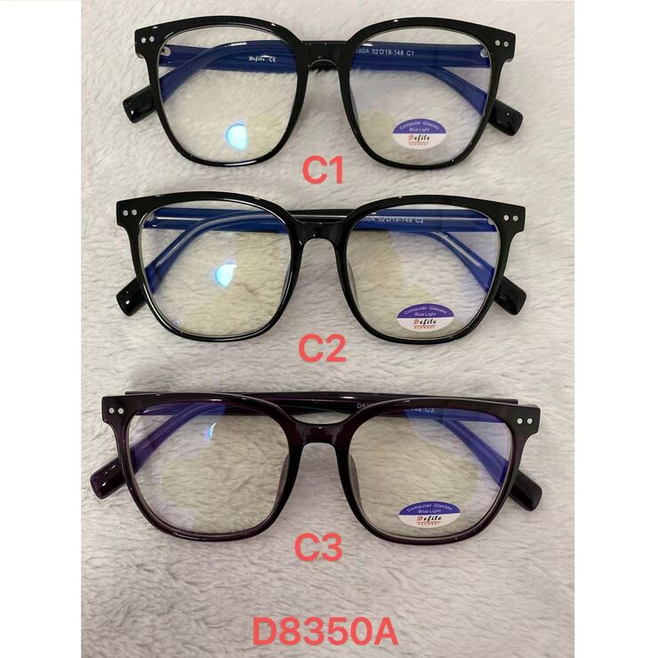 Очки для работы за компьютером с защитой от синего света, с упаковкой и чехлом Defile D8350A