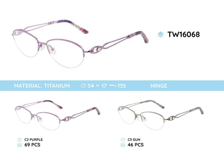 Titanium frames TW16068