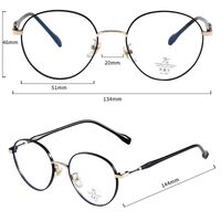Metal frames with Blue Ray Cut lenses MAMO F99029