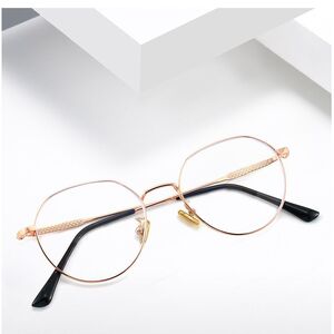 Metal glasses with blue light and UV protection 9644-3-GT