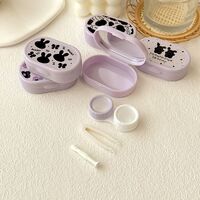 Mini soft contact lens kit JH882紫盒蝴蝶兔花
