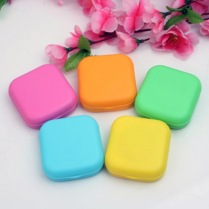 Набор для контактных линз складной с зеркалом и пинцетом K808