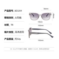 Plastic sunglasses with square frame for men Elit BZ3259-EL