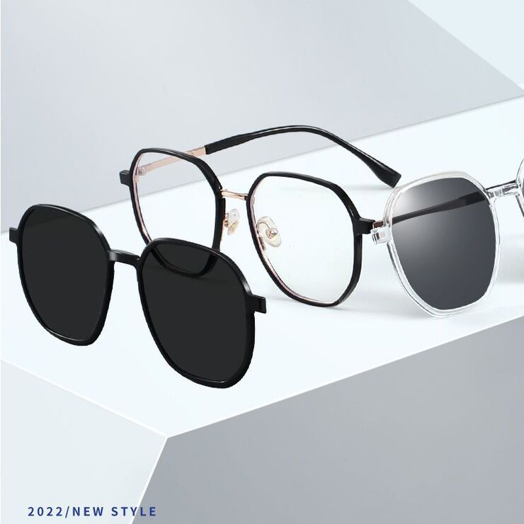 Combined frames with Blue Ray Cut and polarized lenses MAMO TP1009