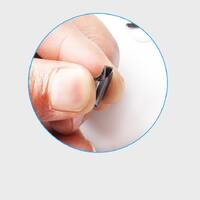 Silicone nose pad, 9-11*17-18 mm