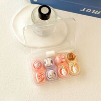 Soft contact lens kit with 4 containers WK-402四副5款