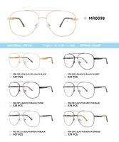 Metal frame with TR-90 temples MR0098