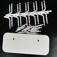 Tabletop plastic glasses stand for 10 slots Y1010