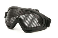 Wind and sand proof double lens black goggles X400