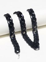 Gold and silver glasses chains with pearls and rhinestones set of two GB011(3)