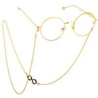 Metal non-slip chain, with glasses, for glasses and masks GL508