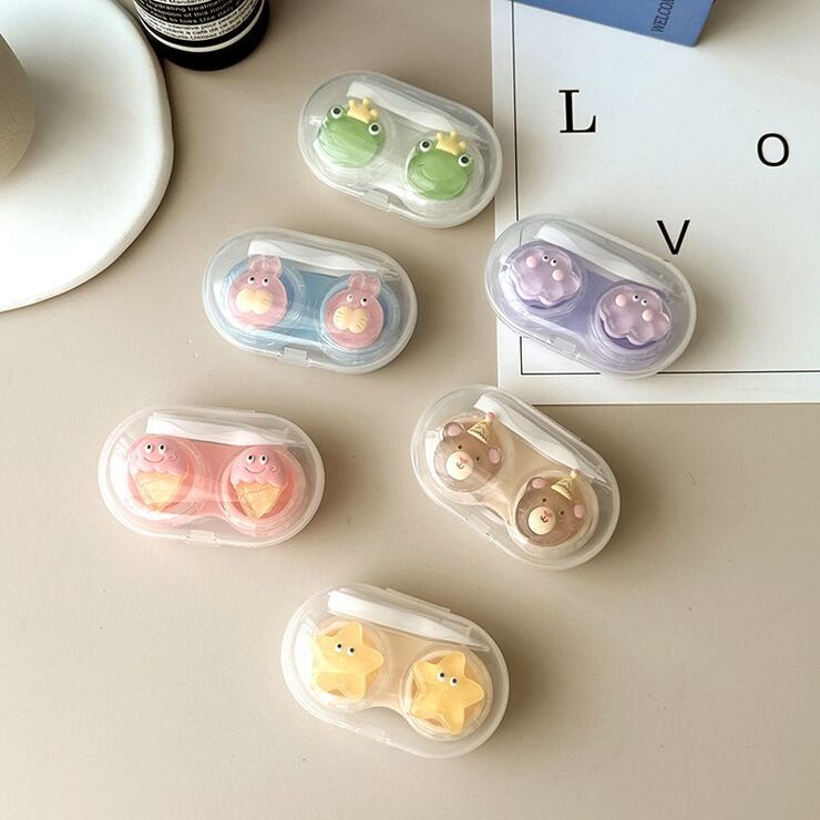 Mini soft contact lens kit PP-X66透云彩青蛙星