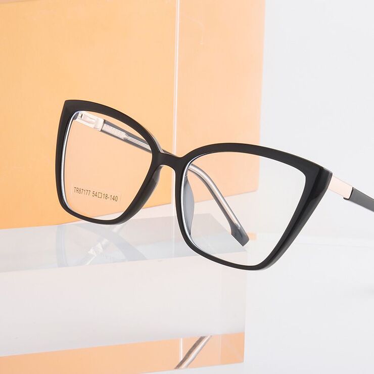 TR90 plastic frame or glasses with blue light protection, with spring hinges FA87177