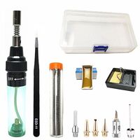 Soldering set, 13 items, with gas soldering pen HY-10013 (VA100)