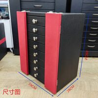 Floor office box - display case for frames and glasses, with combination locks, for 64 slots JS-C230918