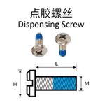 Винт диспергирующий для ремонта очков, шляпка 2.0 мм, Ø1.4 мм, длина 3.0-4.0 мм, 1 упаковка = 100 штук