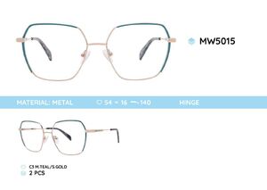 Metal women's frames for glasses MW5015
