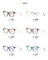 Plastic frames for glasses TR90+CA material (flex hinges) FOCUS FCS2063