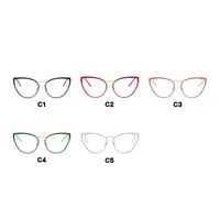 Metal glasses with blue light protection for women 1820-PN