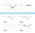 Titanium frames rimless TW0004
