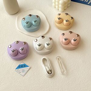 Kit for cleaning soft contact lenses, electric cleaner with USB cable A-280