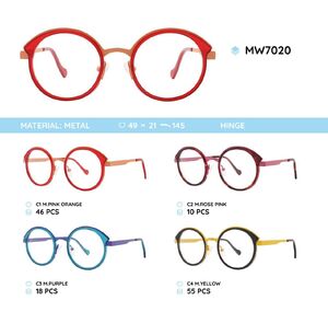 Metal women's frame for glasses MW7020
