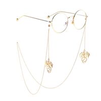 Металлическая нескользящая цепочка, с подвеской в виде летающего дракона, для очков и масок GL212