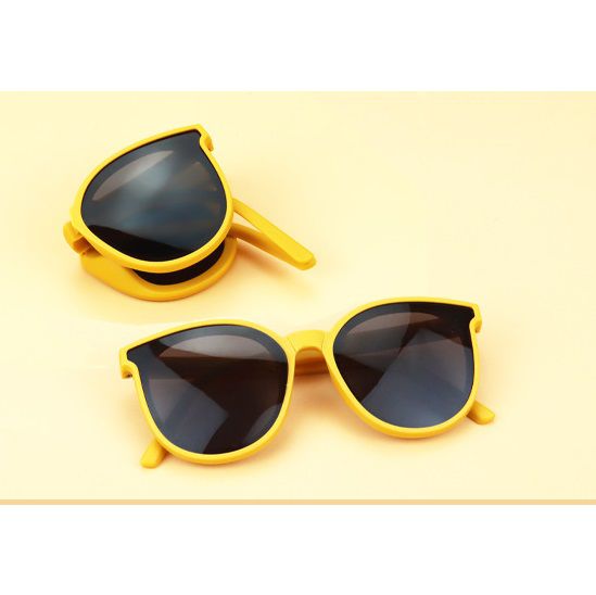 Polarized silicone folding sunglasses with UV400 protection for kids HD32025