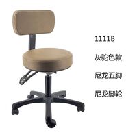 Стул вращающийся на колесиках с подъемником и водостойкими сиденьем и спинкой 1111B