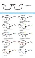 TR-90 plastic frames for glasses, with spring hinges MA09-01