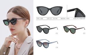 Polarized plastic sunglasses Leke LK1819