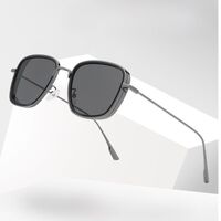 Поляризационные солнцезащитные металлические очки с защитой UV400 2840-GT