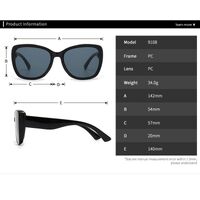 Plastic retro sunglasses for women Elit 9108-EL
