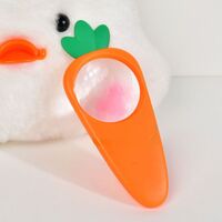 Baby magnifier, magnifying glass in the form of carrot 胡萝卜放大镜-XX, diameter: 45 mm, magnification: 5Х