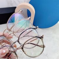 Hybrid frame, metal + TR90, with Blue Block coating SANTA M8076