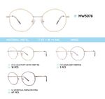 Metal women's frames for glasses MW3078