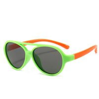 Polarized silicone sunglasses with UV400 protection for kids T111011