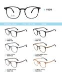 Plastic Ultem eyeglasses frame P2013