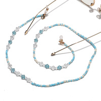 Glasses chain of rice beads GL1257